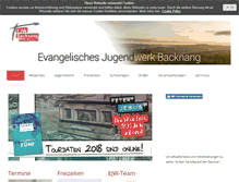 Tablet Screenshot of ejw-backnang.de